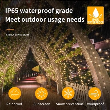 LED圣诞灯 - HCP152-153 墨绿线灯珠灯串